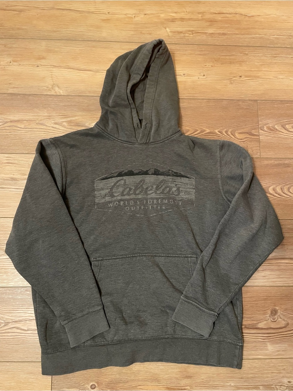Cabela's Gray Men's Pullover Hoodie